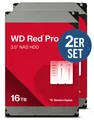 WD Red Pro 2er Set WD161KFGX - 16 TB 7200 rpm 512 MB 3,5 Zoll SATA 6 Gbit/s CMR