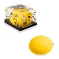 TRENDHAUS 968104 - XXL Anti-Stress Squeeze Super Lemon, ca. 11,5 x 16 x 11 cm, Squishy in Zitronen-Form, Stressball für Kinder und Erwachsene
