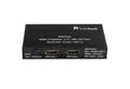 FeinTech HDMI-Splitter VSP01222 HDMI 2.0 Splitter 1x2 mit ARC-Pass, Downscaler, EDID-Management