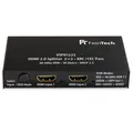 VSP01222 HDMI 2.0 Splitter 2 Eingänge 2 Ausgänge Scaler ARC Pass für AVReceiv...