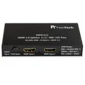 Dual HDMI-Splitter 1x2 2x2 mit ARC-Pass CEC Scaler 4K 60Hz ► TV + Beamer am AVR