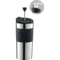 bodum 2in1-Kaffeebereiter "Travel Press" in Schwarz - 350 ml