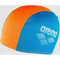 Polyester II Stoff Badekappe Kinder 6-12 Jahre - Blue Orange - Einheitsgröße