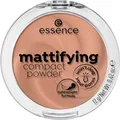 essence cosmetics - Puder - mattifying compact powder - 02 soft beige