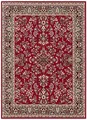 Hanse Home Design Kurzflor Wohnzimmerteppich Orient - Zabul Perser Look, Orientalischer Teppich für Esszimmer, Wohnzimmer, Schlafzimmer - Rot, 120x160 cm