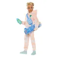 Barbie Dream Besties Puppe und Accessoires, bewegliche Ken-Modepuppe mit ausziehbaren Moden und blondem Haar, 9 Teile zum Thema Sommer und Skateboard, JDD75