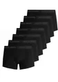 Herren JACBELMO Trunks 7 Pack, Black/Logo Pirate Black, M