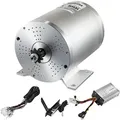 VEVOR 1800 W elektrischer bürstenloser Gleichstrommotor-Bausatz, 48 V Hochgeschwindigkeits-Bürstenloser Motor mit 38 A Drehzahlregler und Gaspeda... - Grau