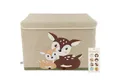 BIECO Spielzeugtruhe Bieco Kinder Aufbewahrungsbox mit Deckel 65L, faltbar Spielzeugkiste