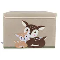 Bieco Kinder Staubox Aufbewahrungsbox mit Deckel Rehe 51x36x36cm TOP