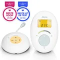 Alecto DBX120 - DECT Babyphone mit Full ECO-Modus und Display - Weiß/Blau