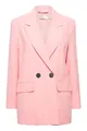 b.young BYFVELENA Damen Blazer Longblazer Jacke mit Reverskragen und Knopf Regular Fit, Größe:38, Farbe:Quartz Pink (141714)