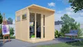 BERTILO Gartenhaus Concept Office, in verschiedenen Farben, BxT: 237x311 cm, mit elegantem Rhombus-Profil in einfacher Elementbauweise