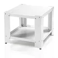 Xavax Waschmaschinen-Untergestell, 50 cm Erhöhung, mit Ablage (60 x 60 cm), Stabiler Unterbau für Trockner oder Kühlschrank bis 150 kg, Weiß