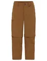 VAUDE Kids Detective Antimos Zip-Off Pants, leichte Outdoorhose für Kinder, mückenabweisend und mit UPF 50+ ausgerüstet, Umbra, 122-128