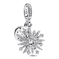 Pandora Kettenanhänger Charm- Silber Funkelndes Feuerwerk