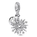 PANDORA Schmuck Charm-Anhänger Silber Funkelndes Feuerwerk 793512C01