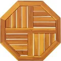 vidaXL Tischplatte 50x50x2 cm Achteckig Massivholz Akazie 4004259