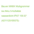 Beurer MN9X Multigrommer sw Akku 5 Aufsätze wasserdicht IPX7 100.57 (42111251005