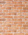 EDEM 583-23 Rustikale Vinyl Tapete Vintage Klinker Ziegelstein Brix orange-braun