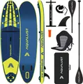 AQUALUST 10.6 iSUP Board Stand Up Paddle Surfboard aufblasbar Komplettset 320cm - Inhalt: Boardset+Kajakpaddel+Deluxe-Sitz
