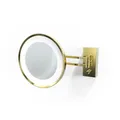 LED Wandkosmetikspiegel beleuchtet BS 36 3x, 7,5W, 4000K, Gold