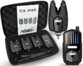 Angel-Berger Magic Baits CX Pro Funk Bissanzeiger Set 3+1 Bite Indicator Komplettset Karpfenangeln