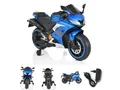 Moni Elektro-Kindermotorrad Elektromotorrad Motocross, Belastbarkeit 30 kg, MP3-Funktion Bluetooth Stützräder Lichter