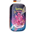 Pokémon-Sammelkartenspiel: Mini-Tin-Box Karmesin & Purpur – Paldeas Schicksale: Forgita (2 Boosterpacks, 1 Sticker & 1 Bildkarte)