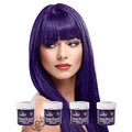 4 X New La Riche Directions Semi-Permanent Hair Color 88ml - Deep Purple