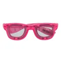 Boland - LED Partybrille Blink mit Licht, Brille inkl. Batterien für Festival, Karneval oder Mottoparty