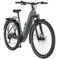 FISCHER E-Bike ATB TERRA 6.8I 711 43 ULTIMATE, Rahmenhöhe 43 cm, Akku 711 Wh, Mittelmotor, Kettenschlatung - Grün