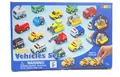 JOYIN 18 Stück Zurückzieh Spielzeugautos Stadtautos & Lastwagen NEU