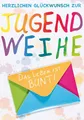 Jugendweihe - Geldgeschenkkarte – Glückwunschkarte im Format 11,5x17cm mit Umsch