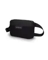 Kapten & Son Bauchtasche Bergen Crossbody All Black 1,5 L | Bauchtasche Damen & Herren | Handtasche Schwarz | Umhängetasche klein | ideal für Reisen, Alltag, City