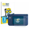 3x BROTECT AirGlass Matt Glas Panzer Folie für Nintendo New 3DS XL (Unteres
