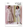 Vogue V2018P5 Damenjacke, Rock und Hose, P5 4042444648
