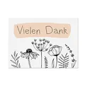 Nastami Postkarte Vielen Dank Danke Grußkarte, Karte Danke, Dankeskarte Hochzeit, Danke Geschenk, Danke Postkarte, Danksagung Hochzeit (Danke FLOWERS)