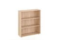 KOMTO Bücherregal Lumo 80 cm breit Regal mit 3, 4, 6 Ebenen und Höhenverstellbare Regale, Aufbewahrungsregal Bookshelf Weiß