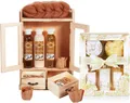 BRUBAKER Pflege-Geschenkset 2 in 1 Pflegeset Kokosnuss & Vanilla Rose Minze - Wellness Set, 15-tlg., Damen Dusch- und Badeset - Frauen Beauty Geschenkset mit Dekoration