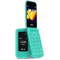 SPC Wild – 4G Basistelefon für Digitale Abschaltung und sicheres Ersttelefon | Kamera, Dual-Display, SOS-Taste und 7 Tage Akkulaufzeit | Türkis