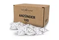 holz4home® Grillanzünder Anzündtüten Kaminanzünder I Anzünder Ofenanzünder Zündtüten Kamin, (100-St), Lange Brennbar & Wasserdicht