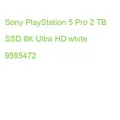 Sony PlayStation 5 Pro 2 TB SSD 8K Ultra HD white 9595472 (0711719595472)