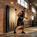 DIONE Cable Crossover 2 x 100KG Metallgewichte - Kompakt 120 cm x 12 cm x 198 cm - Kabelzugstation - Kraftstation - Homegym