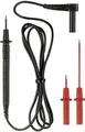 Benning Sicherheits-Messleitungs-Set [ Lamellenstecker 4 mm - Prüfspitze] 1.00 m Schwarz Messleitungsset für MM 4 (044119)