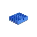 66325 - Kabel-Organizer mit 24 Kabeleinführungen blau
