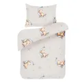 Bestlivings Kinder Bettwäsche 2-TLG (100x135cm / 40x60cm) Bettdecken Set, 100% Baumwolle - Babybettwäsche mit Motiv Bärchen Beige