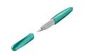 Pelikan Twist Füllhalter, Edelstahl-Feder in Strichbreite M inkl. Tintenpatrone, cold alaska