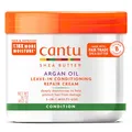Cantu Argan Oil Leave-In Conditioning Repair Cream *Formulated for over- heated, Over-Styled Hair* 453g by Cantu