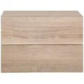 CARO-Möbel Hängender, Sonoma Eiche, Holzwerkstoff, Mode, 42x29x30 cm, Schlafzimmer, Nachttische
